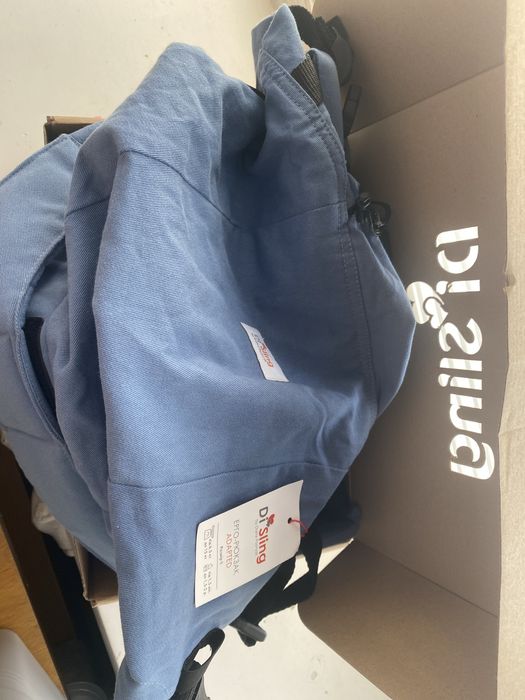 Новий ерго-рюкзак Di Sling блакитний з бірками