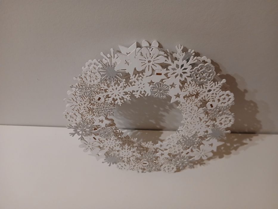 Decoração de madeira com LEDs