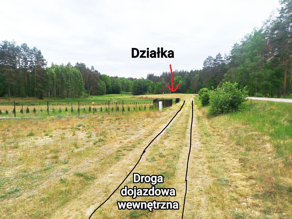 Działka w pobliżu jeziora, nad Czerską strugą z warunkami zabudowy! - Więcej