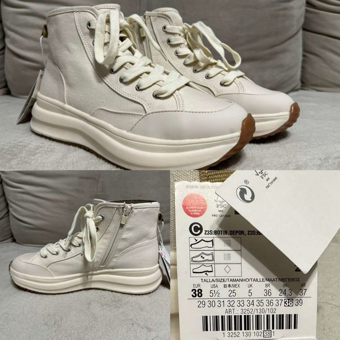 Продам нові хайтопи Zara