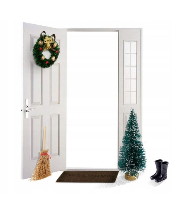 ZESTAW Światęczne Akcesoria do lasu w słoiku las w szkle