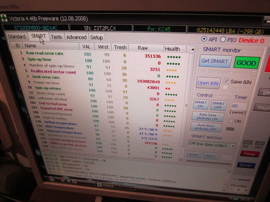 Жесткий диск  HDD  Sata  3,5"   320, 500  GB