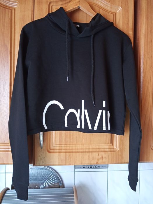Nowa bluza Calvin Klein crop top-XL