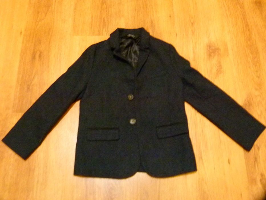 rozm 128 Primark marynarka szara w jodełkę chłopięca