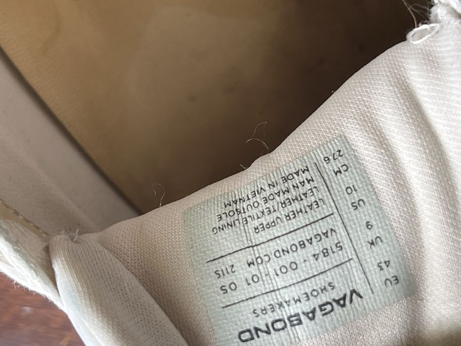 Брендові шкіряні кросівки 44 розмір VAGABOND оригінал