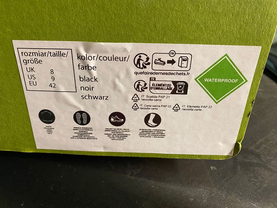 Buty sportowe trekkingowe, górskie, wspinaczkowe