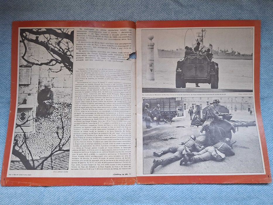Revista O Século Ilustrado Edição especial de 27/4/1974, O 25 de Abril