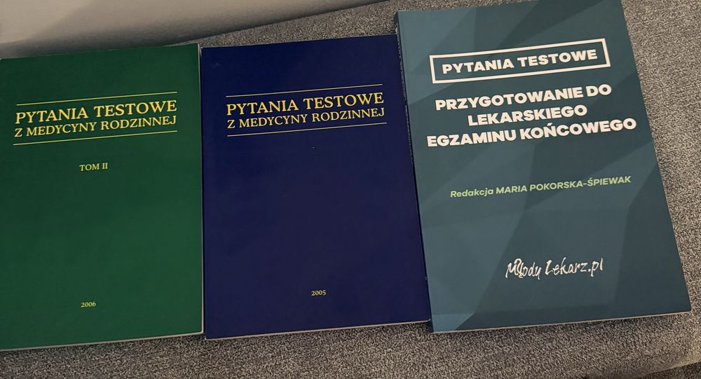 Pytania testowe: z medycyny rodzinnej dwa tomy plus przygotowanie lek