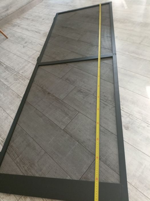 Moskitiera drzwiowa balkonowa ciemna