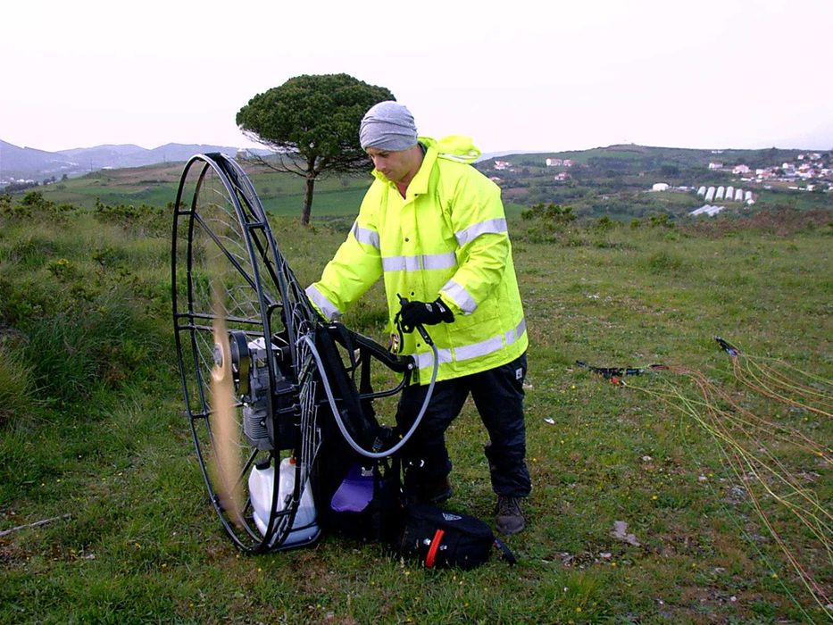 Paramotor e hélice como novos com hélice 120 cms nova ver PROMO !!