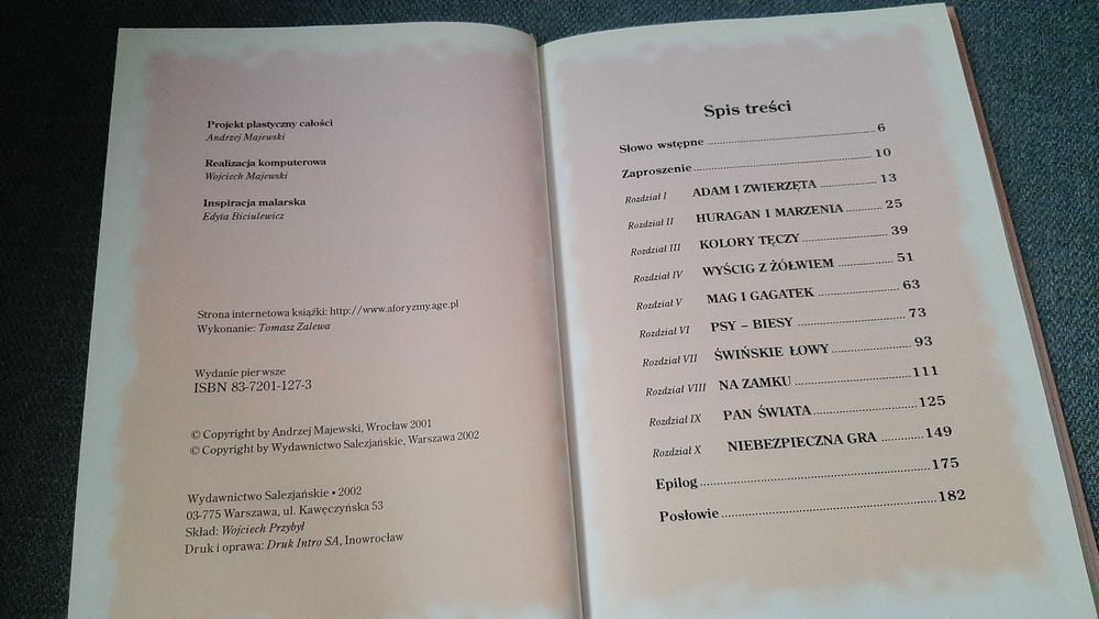 Andrzej Majewski Adam niestrudzony wędrowiec Jan Miodek St. Srokowski