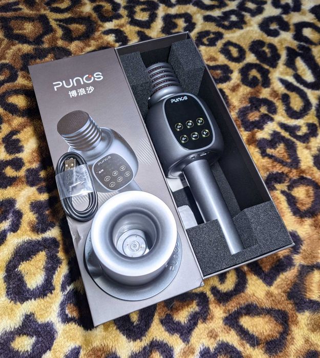 Новый! Punos KG6 pro - беспроводной караоке микрофон. 40W, 2600mAh.