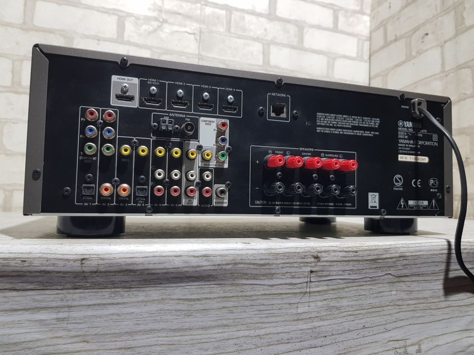 5.1 AV-ресивер Yamaha RX-V473 5×115Вт,AirPlay 4K USB HDMI DLNA