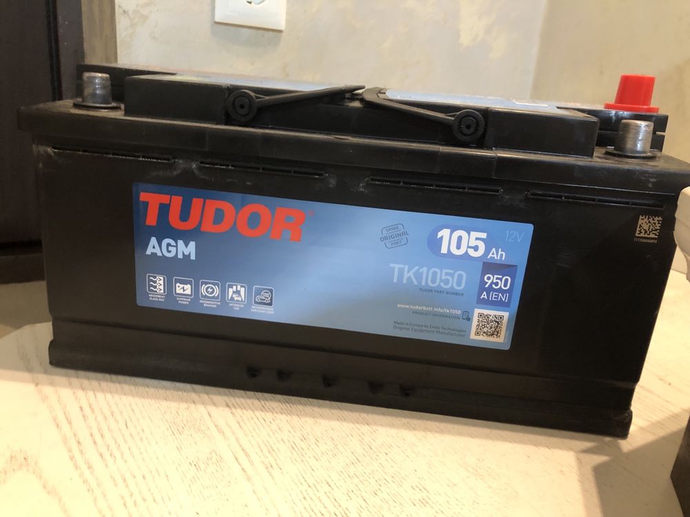 Batterie Start-Stop AGM TUDOR TK1050 105Ah 950A