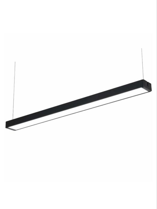 Світильник підвісний LED 18W/36W/48W/58W чорний на тросах