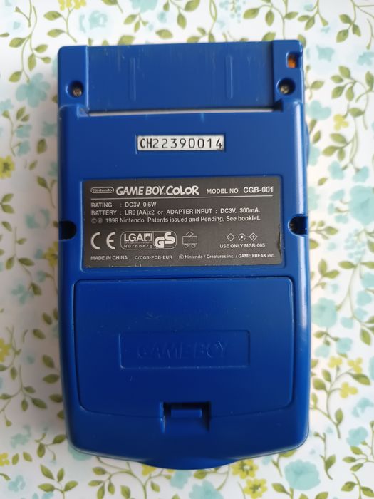 Gameboy color Pikachu edition