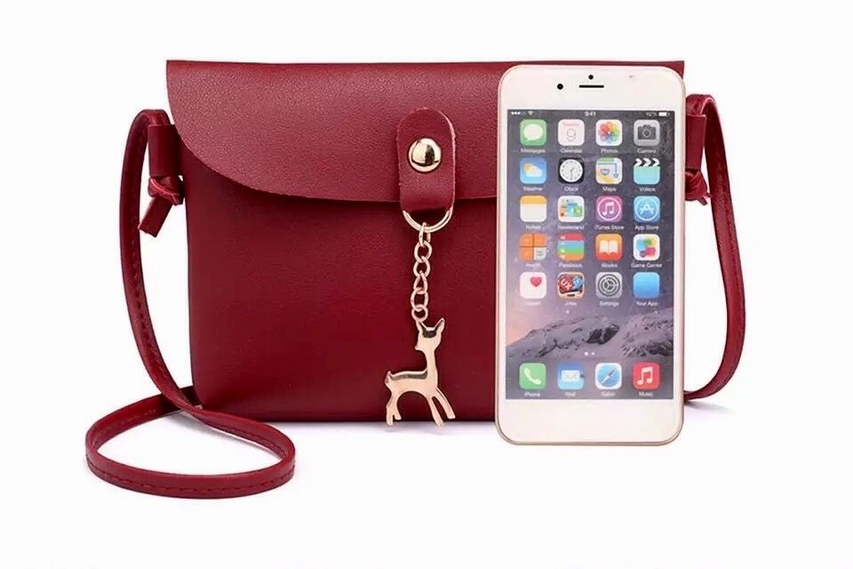 Mala Tiracolo Pingente Bambi MOJOYCE verde