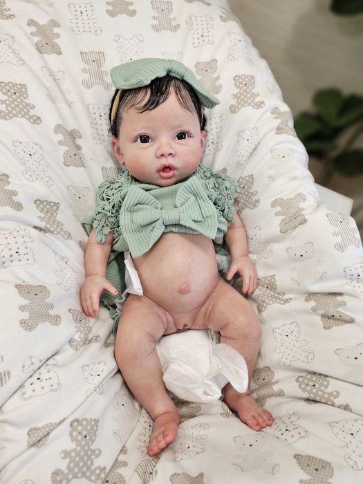Bebé Reborn silicone, boneca reborn macia