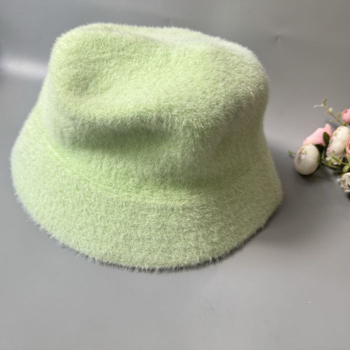 Панама зима осень салатовая зеленая женская