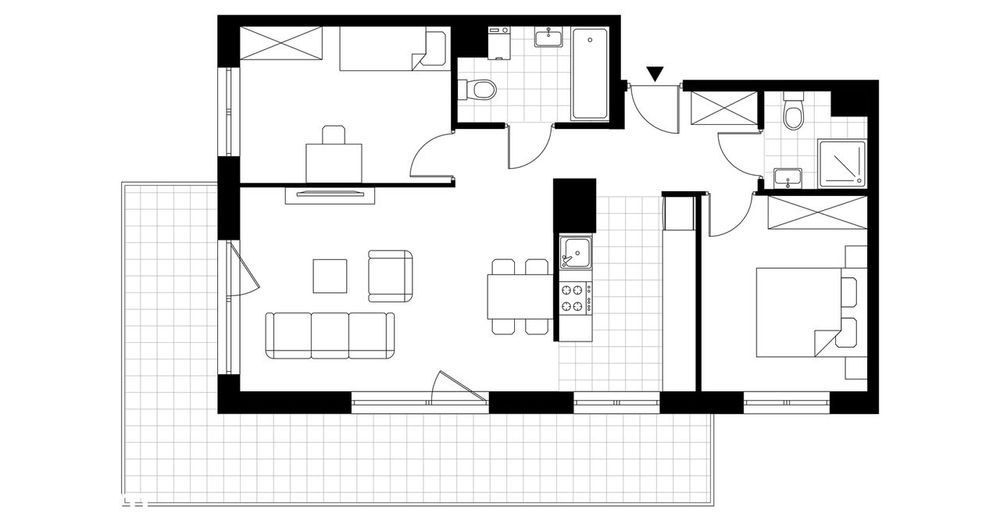3-pokojowe mieszkanie 65m2 + balkon Bez Prowizji