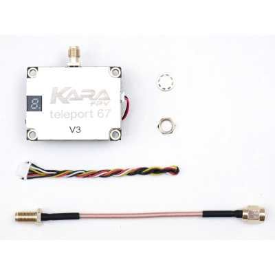 Відеопередавач (VTX) KaraFPV Teleport67 4W 6.1-7.2G V3