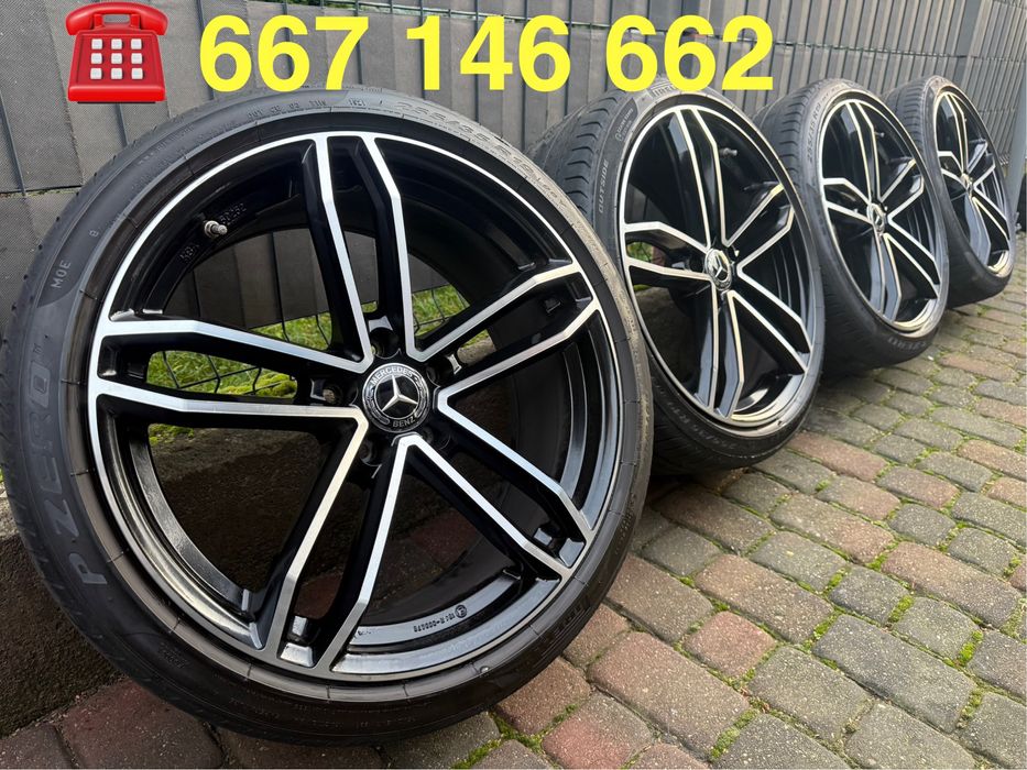 19 Mercedes C E klasa w205 w212 w213 felgi koła 5x112 czujniki ET45