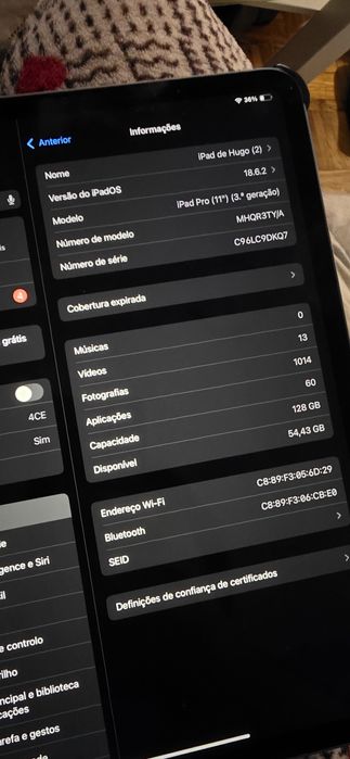 Ipad pro 11" 128 gb M1 (3 geração)