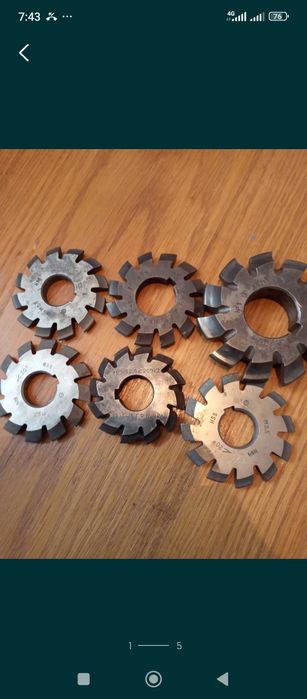 Антикварные модульные фрезы.