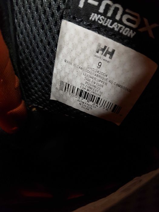 Buty robocze HELLY HANSEN rozm 42 wkł 27,5 cm