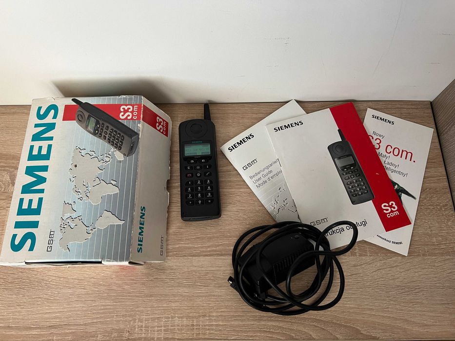 Telefon komórkowy Siemens S3 + Ładowarka, sprawny