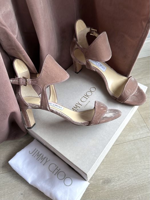 Jimmy choo босоніжки hermes велюрові