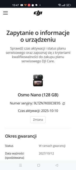 DJI Osmo Nano 128GB