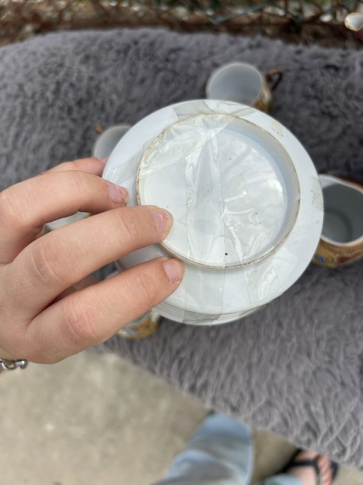 Servico de cha japones antigo