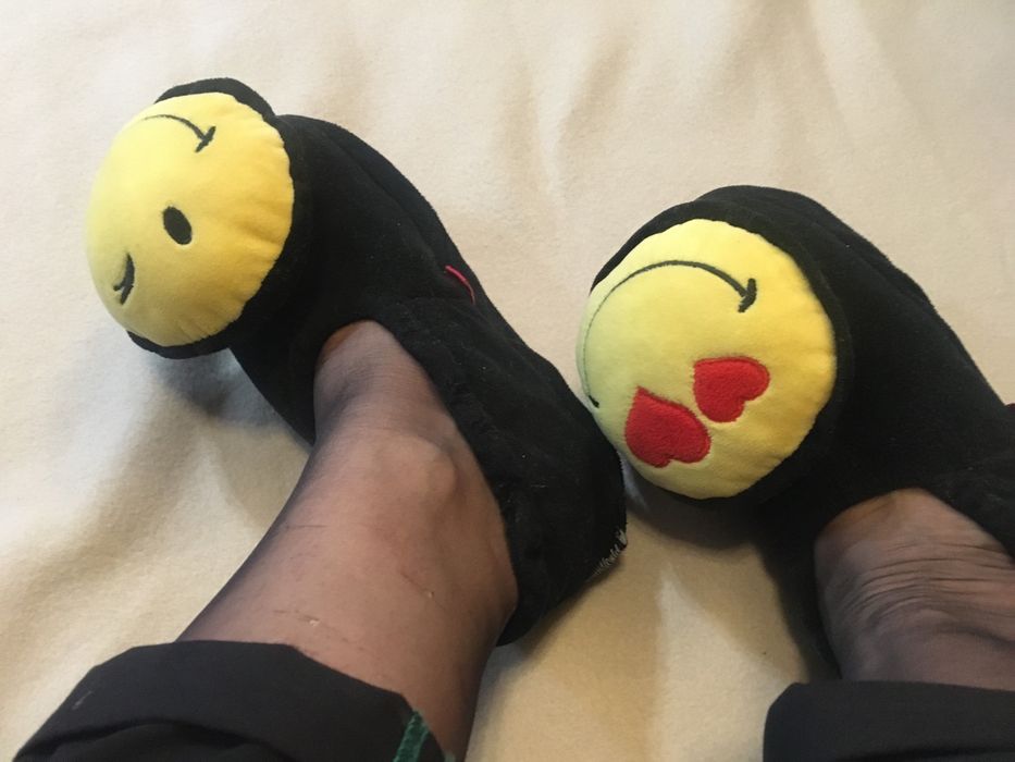 Kapcie emotki bardzo wygodne
