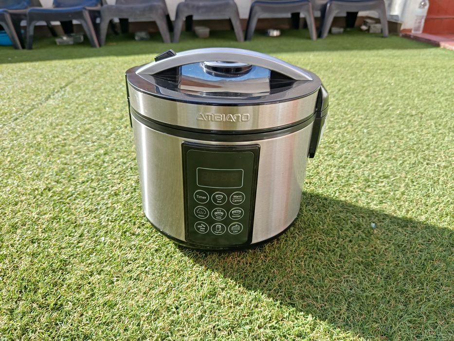 Panela de Arroz Digital Ambiano 1,5L – 9 Programas e Manter Quente 24H