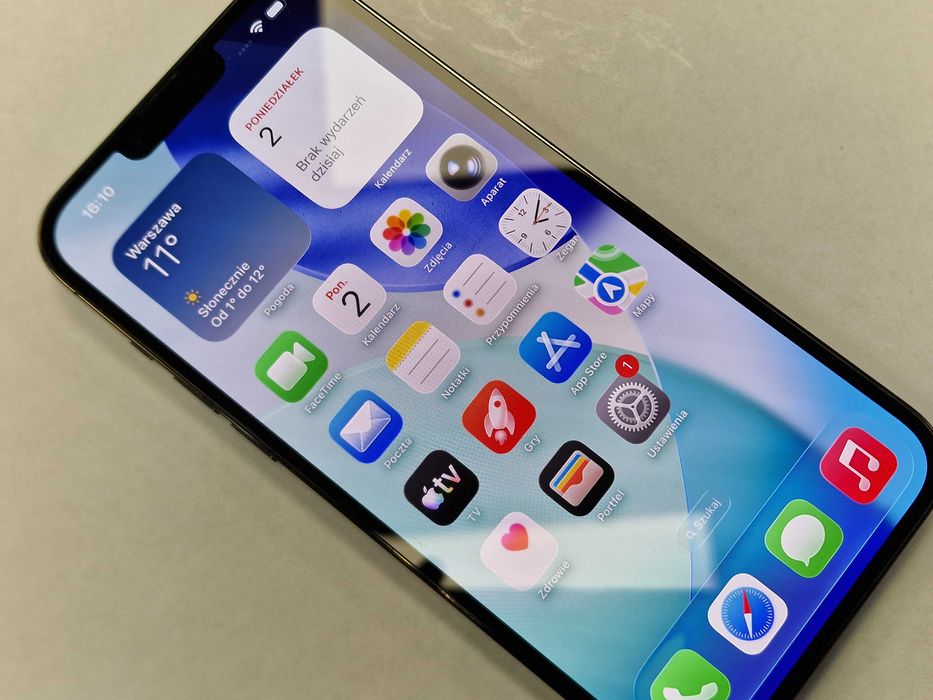 Iphone 13 PRO MAX 128GB/ Alpine Green/ 81%/ Grade C/ + ładowarka/ Gwar