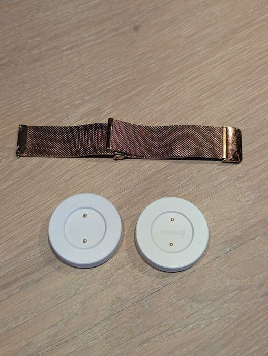 Pasek bransoletka Huawei watch gt2 złoto + ładowarka