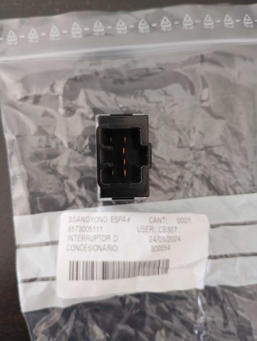 Ssangyong Korando interruptor luzes de nevoeiro