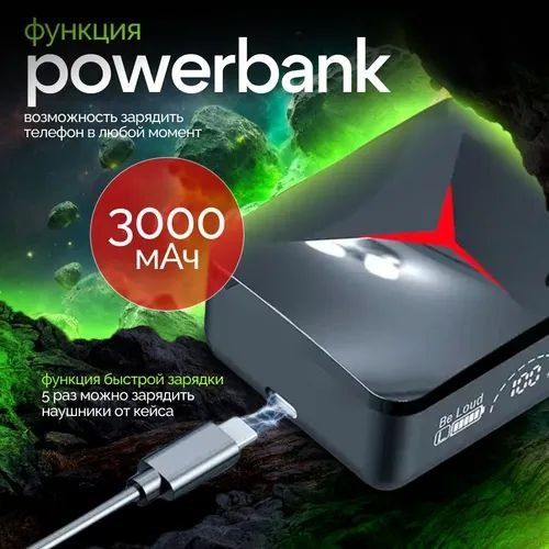 Наушники беспроводные M90 PRO V5.3, черные