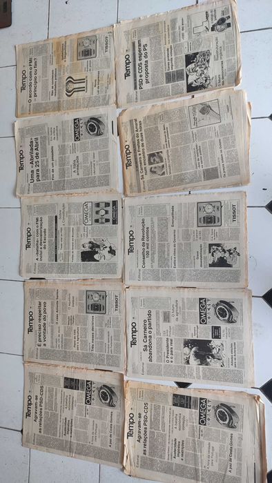 54 Jornais Tempo - Anos 70 e 80
