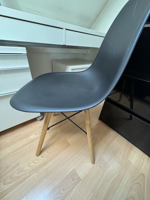 biale biurko ikea podwojne