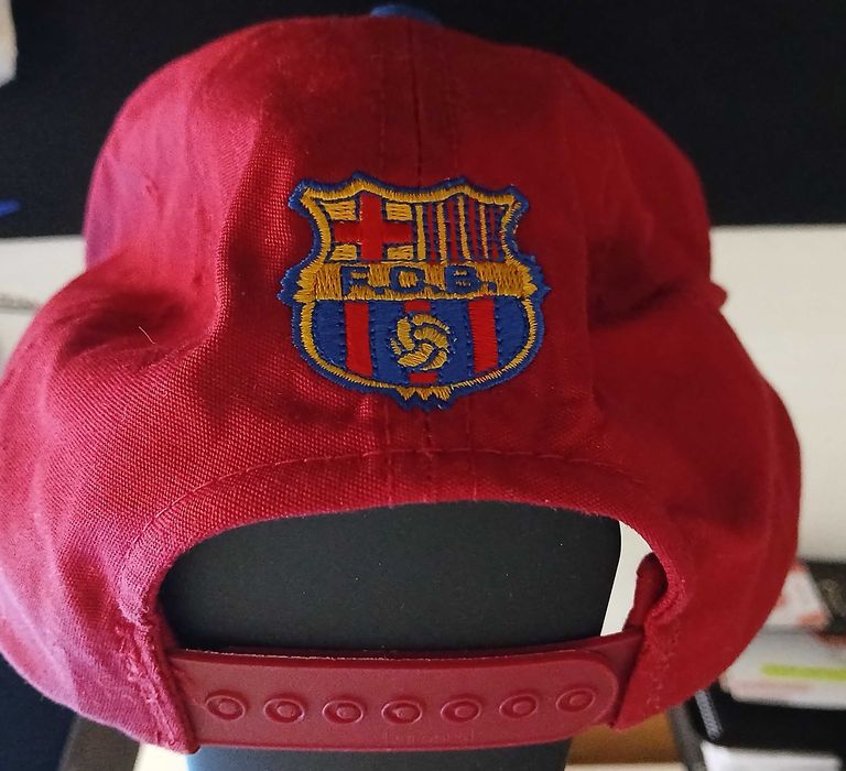 Boné snapback vintage do F.C. Barcelona