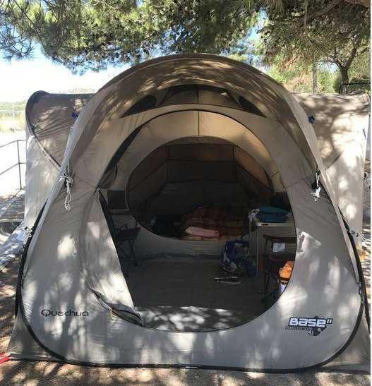 Tenda Quechua Base Seconds 4.1 – 4 Pessoas – Como Nova