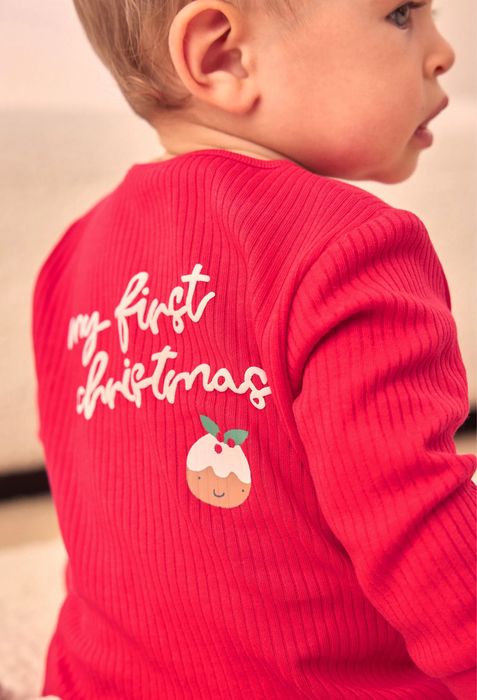 Боді  Різдво від  Next Некст 62-68 (3-6 міс) нове