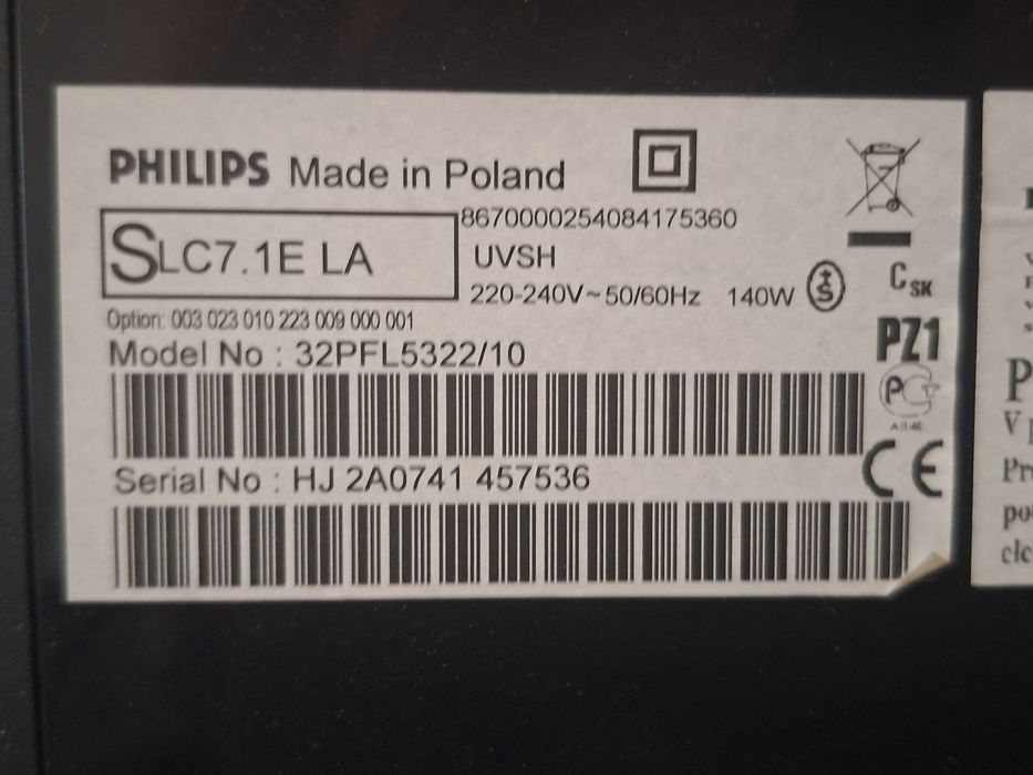 Philips 32PFL5322/10 32 cale / DVB-T
