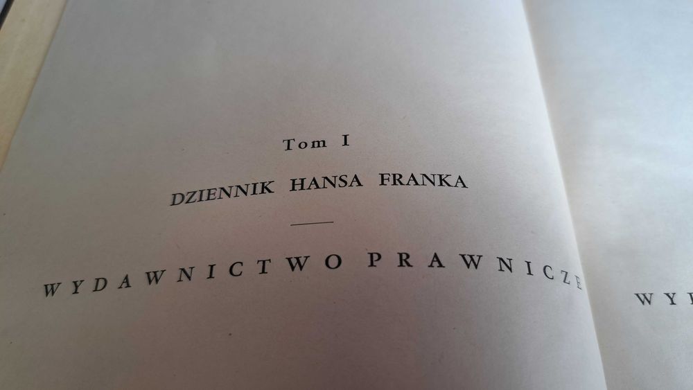 Dziennik Hansa Franka Stanisław Piotrowski