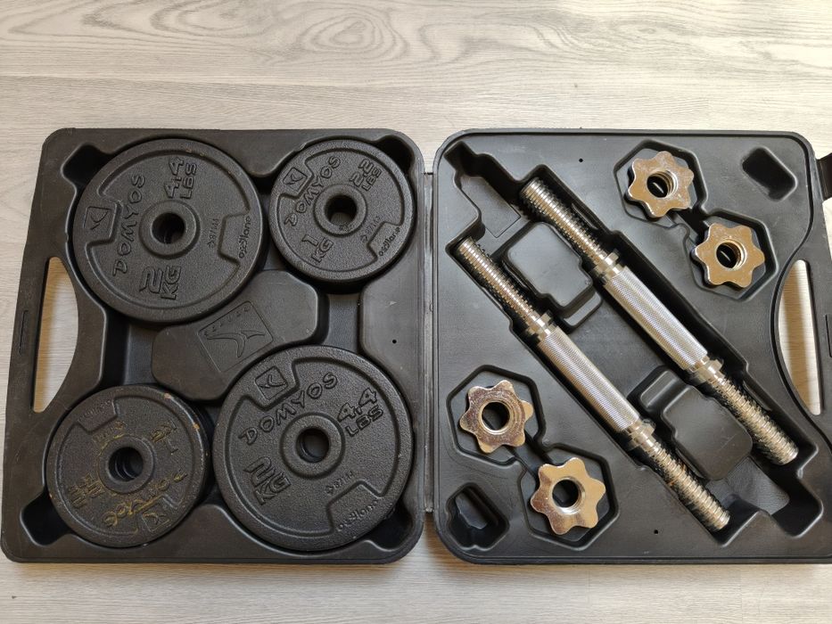 Halteres de musculação Domyos