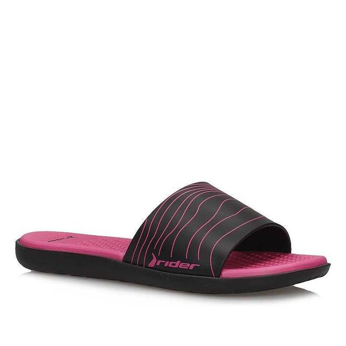 Klapki RIDER SPLASH II SLIDE FEM. 35-42.  Różowe i czarne Nowe !!