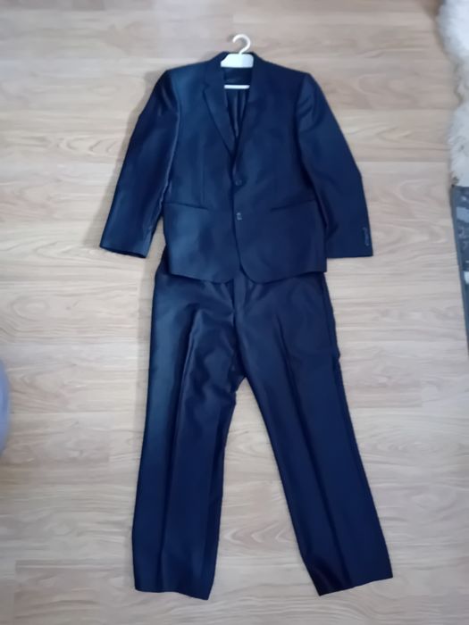 Garnitur marynarka i spodnie 170 cm czarny męski