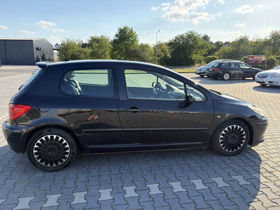 Peugeot 307 2.0 HDi 2007 Hatchback | czerwona skóra | klima | po rozrządzie